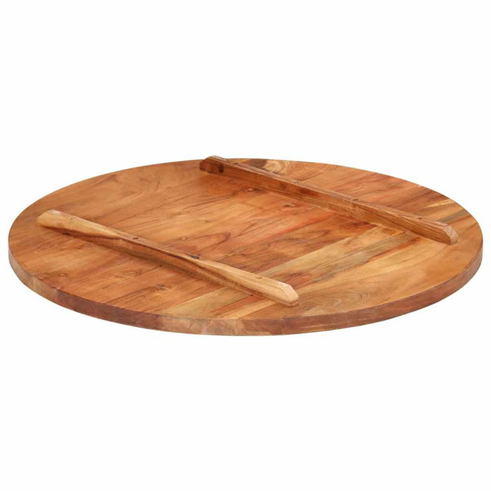 Blat de masă rotund, 70 cm, 25-27 mm, lemn masiv acacia - WALTI WALTI