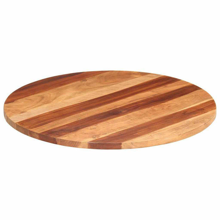 Blat de masă rotund, 80 cm, 25-27 mm, lemn masiv acacia WALTI