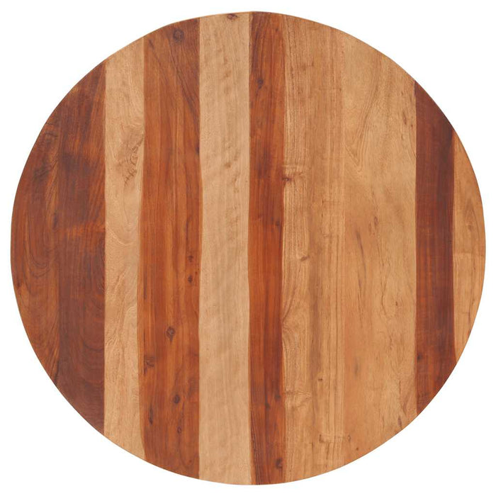 Blat de masă rotund, 80 cm, 25-27 mm, lemn masiv acacia WALTI