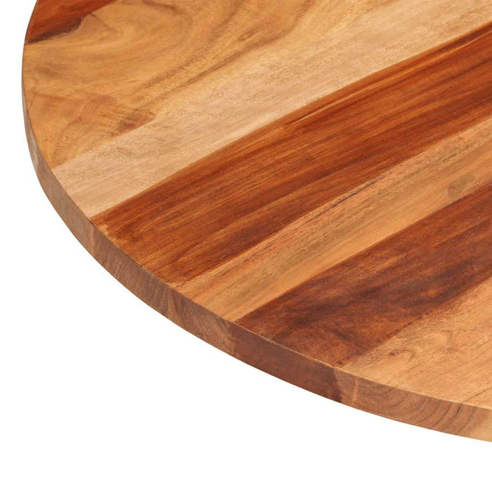 Blat de masă rotund, 80 cm, 25-27 mm, lemn masiv acacia WALTI