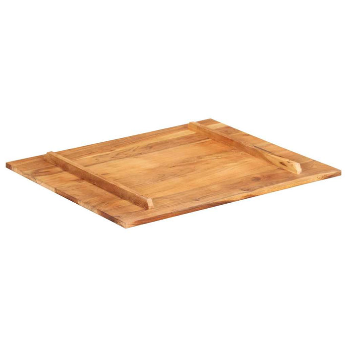 Blat de masă, 60x70 cm, 15-16 mm, lemn masiv de acacia WALTI