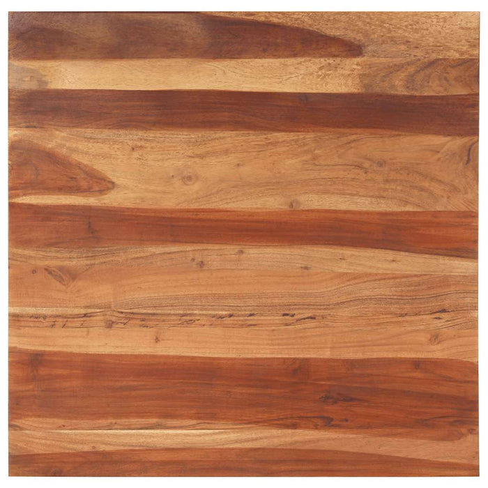 Blat de masă, 80x80 cm, 25-27 mm, lemn masiv de acacia - WALTI WALTI