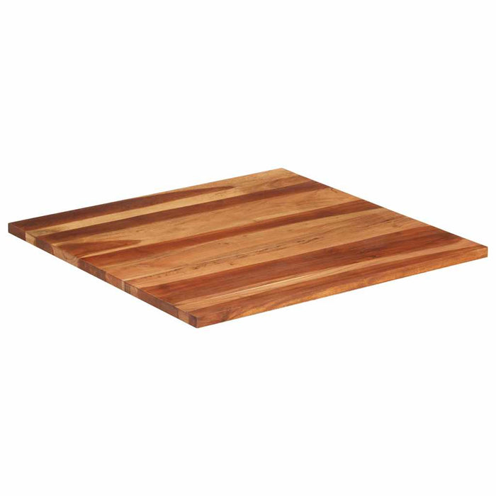 Blat de masă, 80x80 cm, 25-27 mm, lemn masiv de acacia - WALTI WALTI