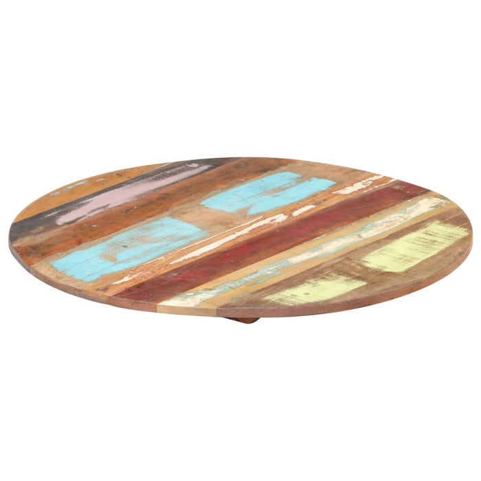 Blat de masă rotund, 40 cm, lemn masiv reciclat, 15-16 mm - WALTI WALTI