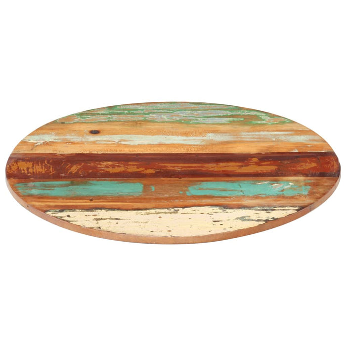 Blat de masă rotund, 50 cm, lemn masiv reciclat, 15-16 mm - WALTI WALTI