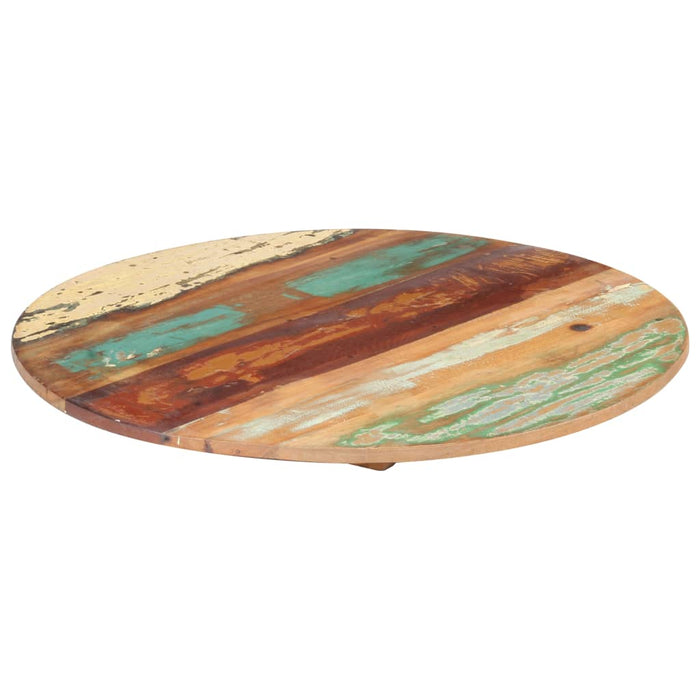 Blat de masă rotund, 50 cm, lemn masiv reciclat, 15-16 mm - WALTI WALTI
