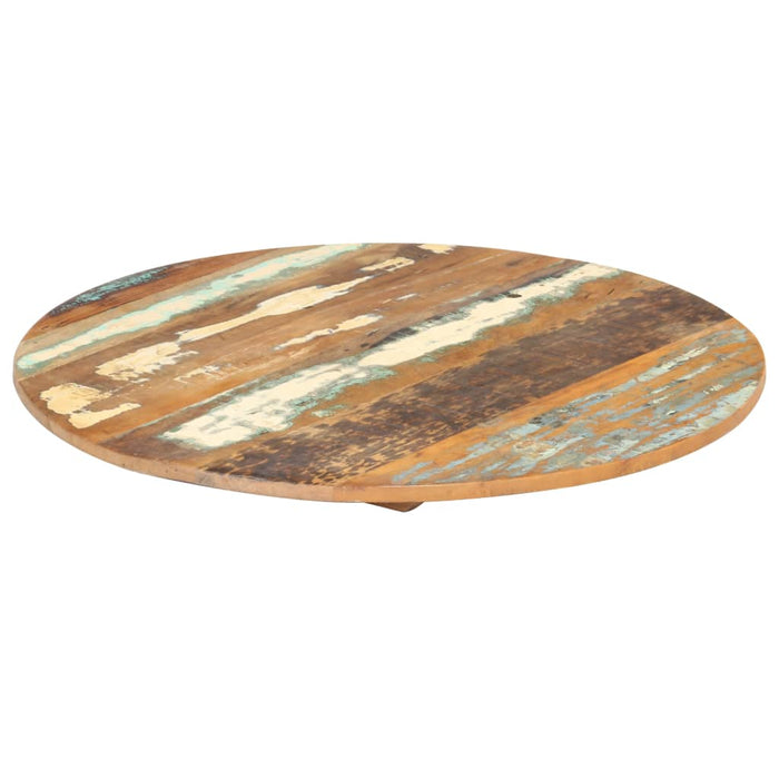Blat de masă rotund, 50 cm, lemn masiv reciclat, 15-16 mm - WALTI WALTI