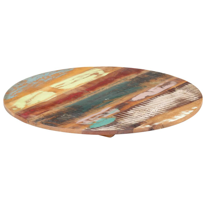 Blat de masă rotund, 50 cm, lemn masiv reciclat, 15-16 mm - WALTI WALTI