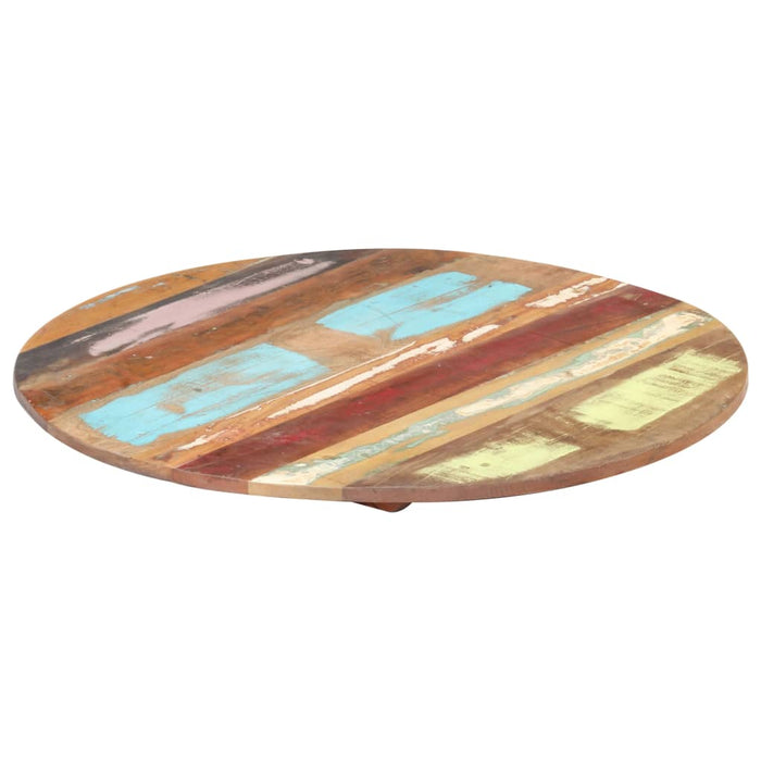 Blat de masă rotund, 50 cm, lemn masiv reciclat, 15-16 mm - WALTI WALTI