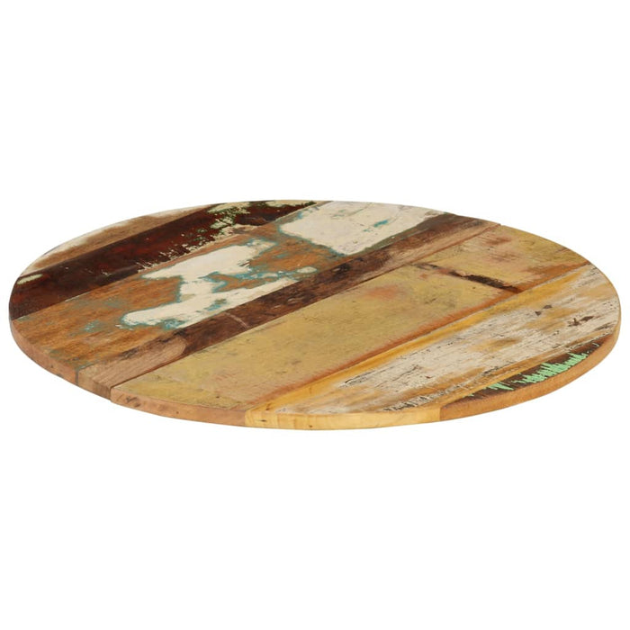 Blat de masă rotund, 60 cm, lemn masiv reciclat, 15-16 mm - WALTI WALTI