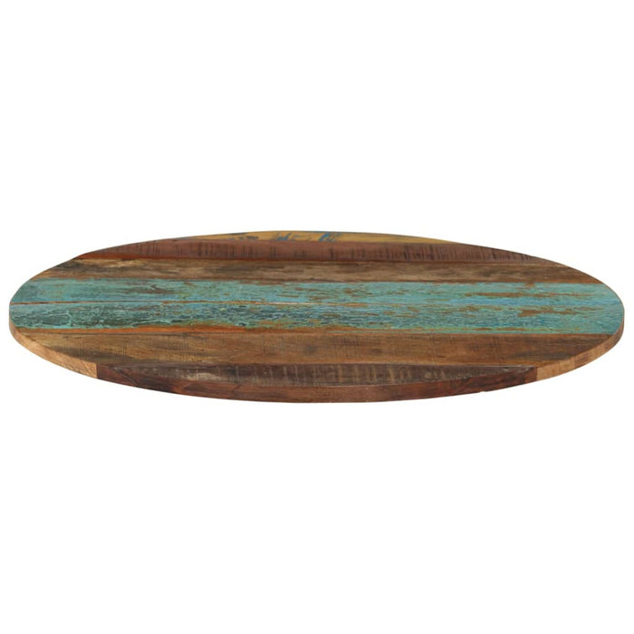 Blat de masă rotund, 60 cm, lemn masiv reciclat, 15-16 mm - WALTI WALTI