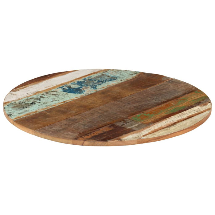 Blat de masă rotund, 70 cm, lemn masiv reciclat, 15-16 mm - WALTI WALTI