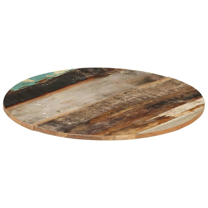 Blat de masă rotund, 70 cm, lemn masiv reciclat, 15-16 mm - WALTI WALTI
