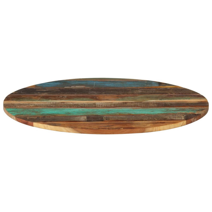 Blat de masă rotund, 80 cm, lemn masiv reciclat, 15-16 mm - WALTI WALTI