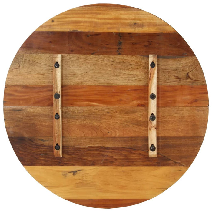 Blat de masă rotund, 80 cm, lemn masiv reciclat, 15-16 mm - WALTI WALTI