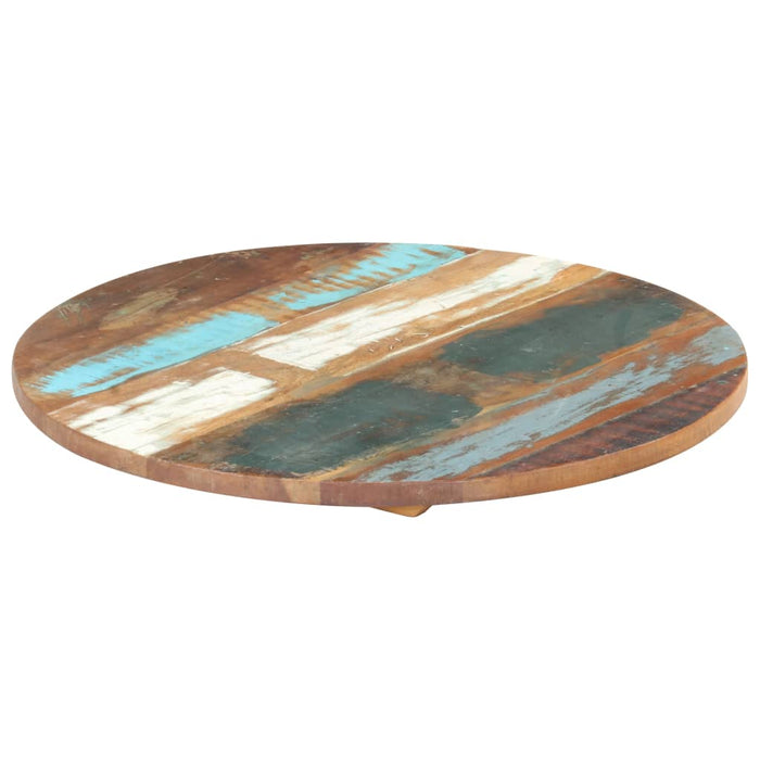 Blat de masă rotund, 40 cm, lemn masiv reciclat, 25-27 mm - WALTI WALTI