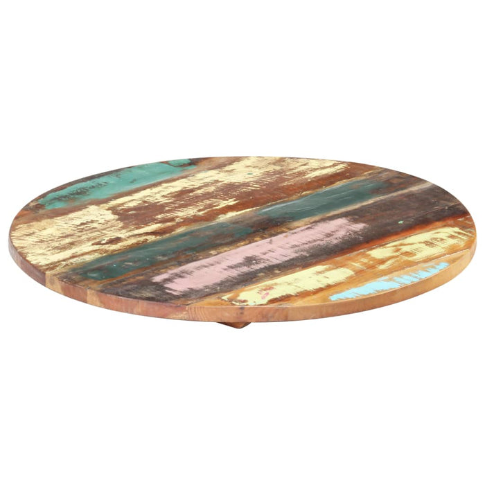 Blat de masă rotund, 40 cm, lemn masiv reciclat, 25-27 mm - WALTI WALTI
