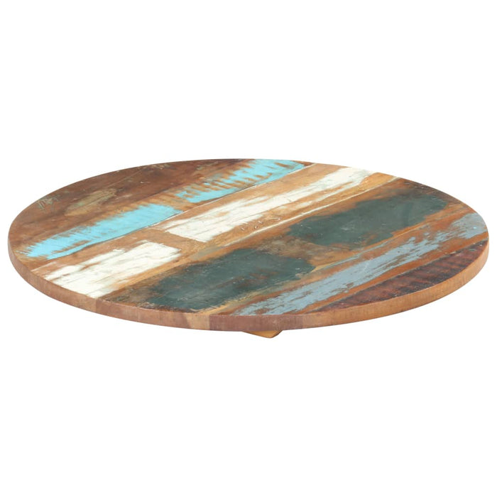 Blat de masă rotund, 50 cm, lemn masiv reciclat, 25-27 mm - WALTI WALTI