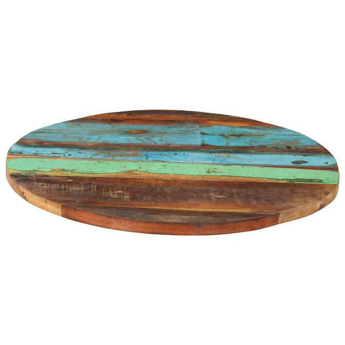Blat de masă rotund, 60 cm, lemn masiv reciclat, 25-27 mm - WALTI WALTI