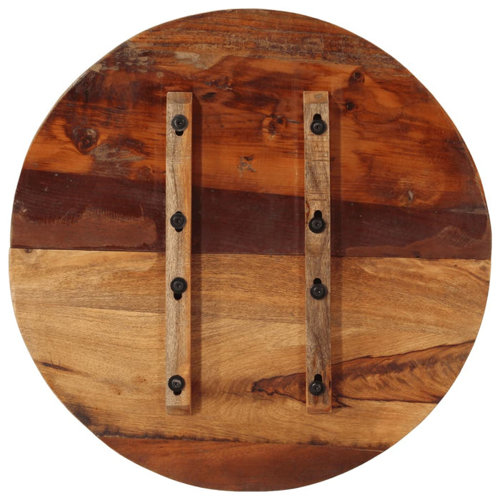 Blat de masă rotund, 60 cm, lemn masiv reciclat, 25-27 mm - WALTI WALTI