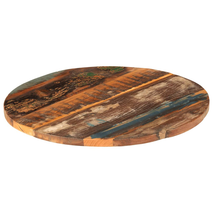 Blat de masă rotund, 60 cm, lemn masiv reciclat, 25-27 mm - WALTI WALTI