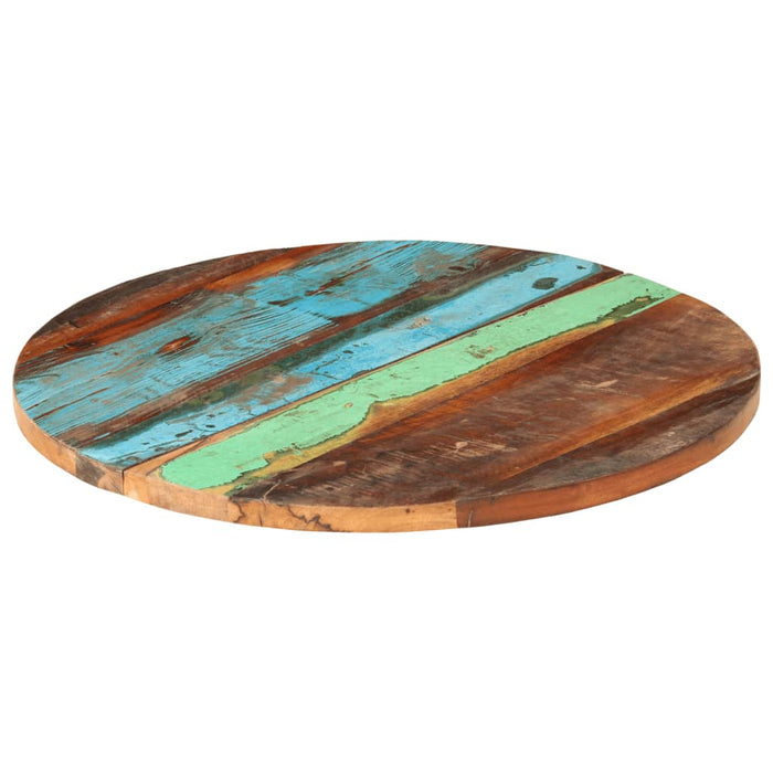 Blat de masă rotund, 60 cm, lemn masiv reciclat, 25-27 mm - WALTI WALTI