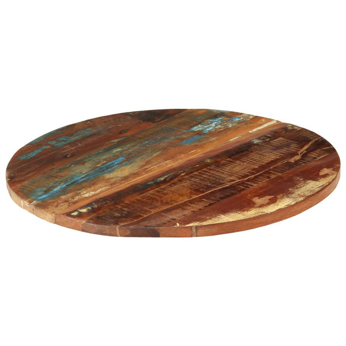 Blat de masă rotund, 70 cm, lemn masiv reciclat, 25-27 mm - WALTI WALTI
