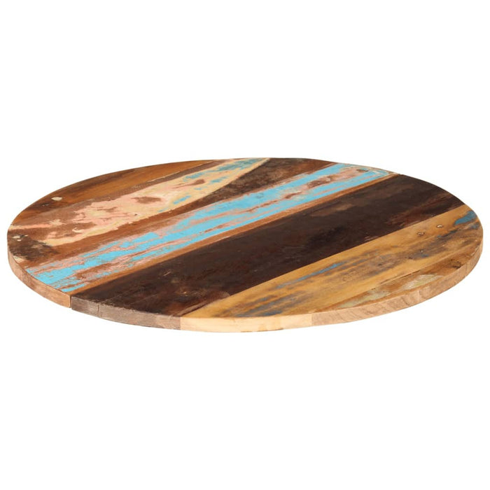 Blat de masă rotund, 80 cm, lemn masiv reciclat, 25-27 mm - WALTI WALTI