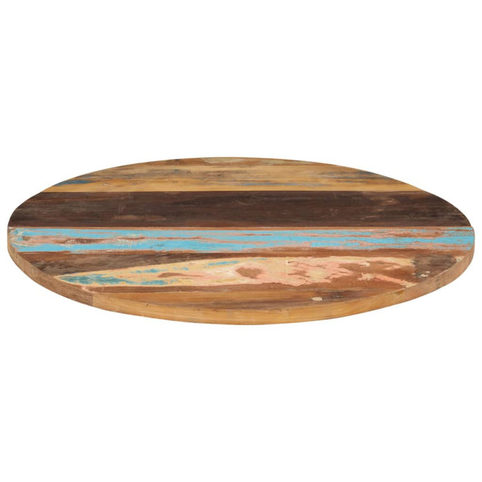 Blat de masă rotund, 80 cm, lemn masiv reciclat, 25-27 mm - WALTI WALTI