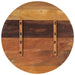Blat de masă rotund, 80 cm, lemn masiv reciclat, 25-27 mm - WALTI WALTI