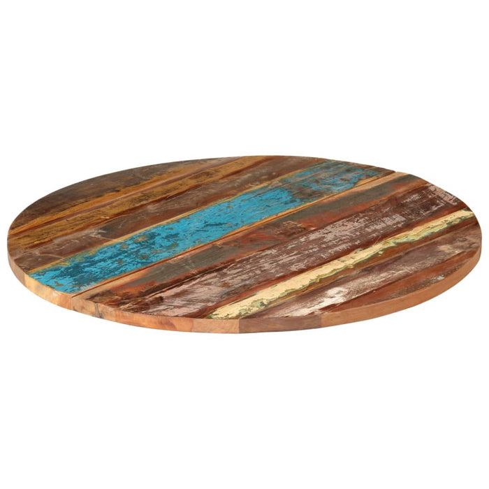 Blat de masă rotund, 80 cm, lemn masiv reciclat, 25-27 mm - WALTI WALTI