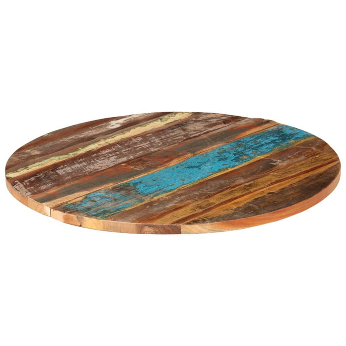 Blat de masă rotund, 80 cm, lemn masiv reciclat, 25-27 mm - WALTI WALTI