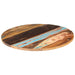 Blat de masă rotund, 80 cm, lemn masiv reciclat, 25-27 mm - WALTI WALTI