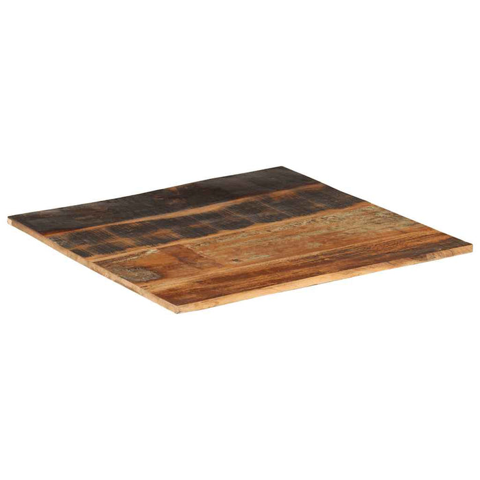 Blat de masă pătrat, 70 x 70 cm, lemn masiv reciclat, 15-16 mm - WALTI WALTI