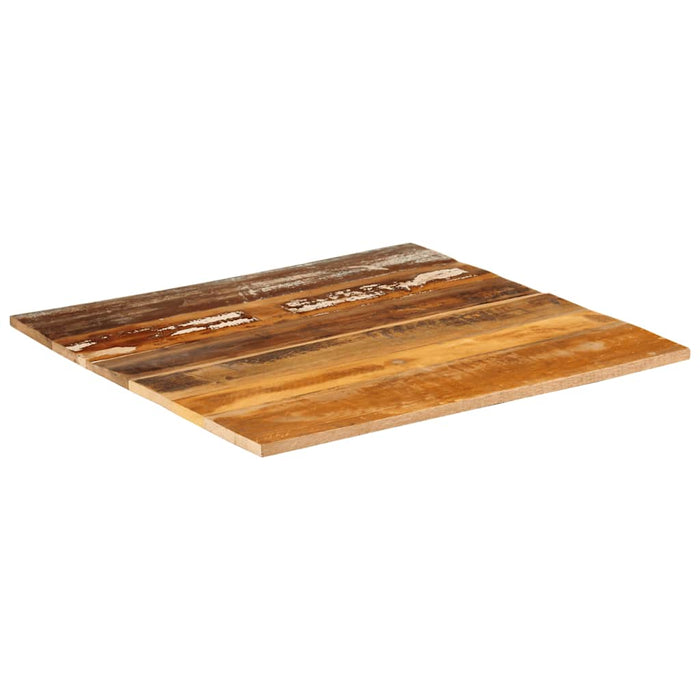 Blat de masă pătrat, 70 x 70 cm, lemn masiv reciclat, 15-16 mm - WALTI WALTI
