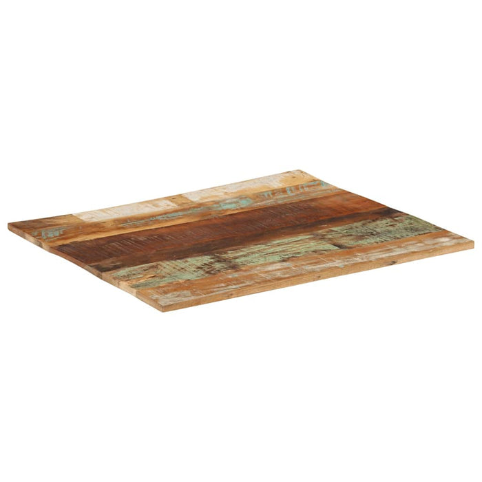 Blat masă dreptunghiular 70x80 cm lemn masiv reciclat 15-16 mm - WALTI WALTI