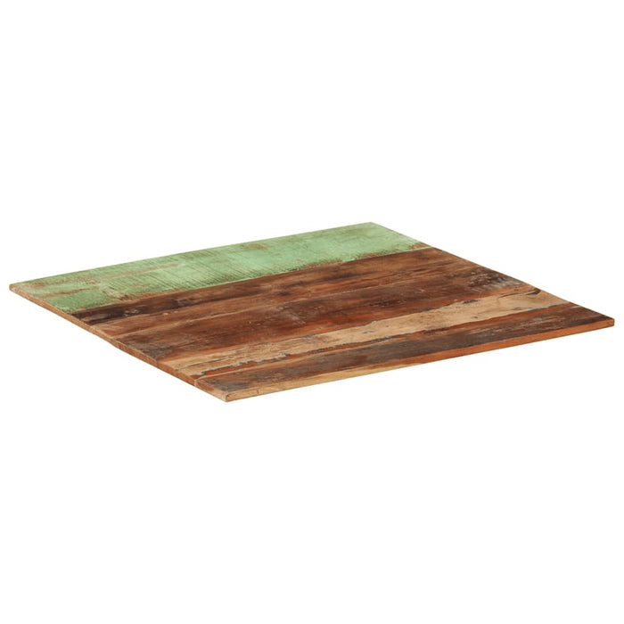 Blat de masă pătrat, 80 x 80 cm, lemn masiv reciclat, 15-16 mm - WALTI WALTI