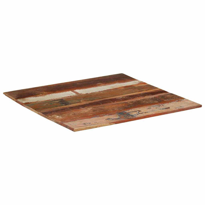 Blat de masă pătrat, 80 x 80 cm, lemn masiv reciclat, 15-16 mm - WALTI WALTI