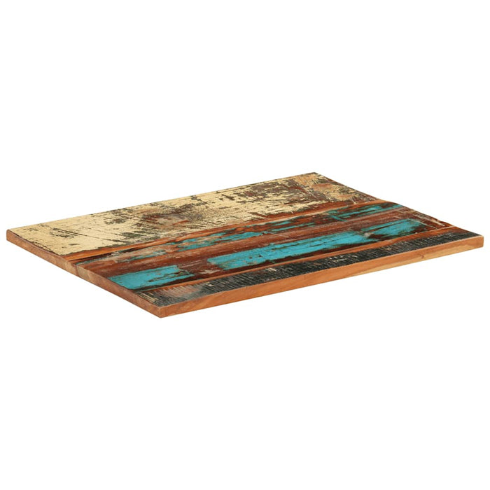 Blat masă dreptunghiular 60x80 cm lemn masiv reciclat 25-27 mm - WALTI WALTI