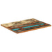 Blat masă dreptunghiular 60x80 cm lemn masiv reciclat 25-27 mm - WALTI WALTI