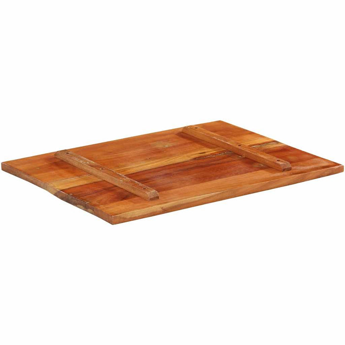 Blat masă dreptunghiular 60x80 cm lemn masiv reciclat 25-27 mm - WALTI WALTI
