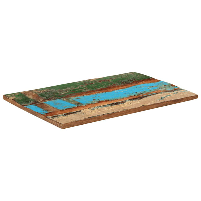 Blat masă dreptunghiular 60x90 cm lemn masiv reciclat 25-27 mm - WALTI WALTI