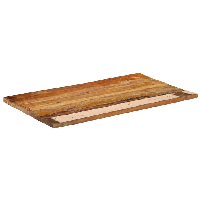 Blat masă dreptunghiular 60x100 cm lemn masiv reciclat 25-27 mm - WALTI WALTI