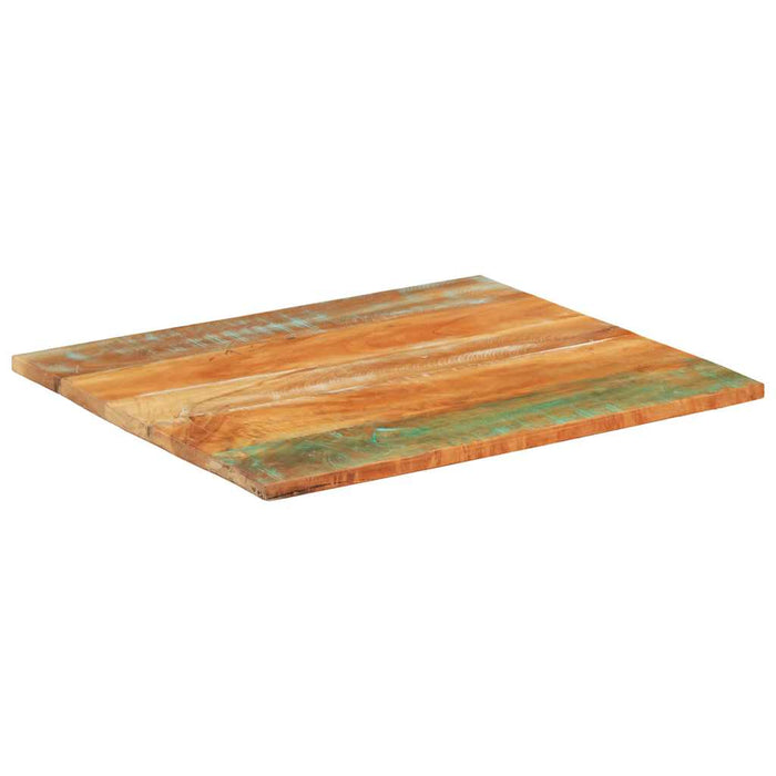 Blat masă dreptunghiular 70x80 cm lemn masiv reciclat 25-27 mm - WALTI WALTI