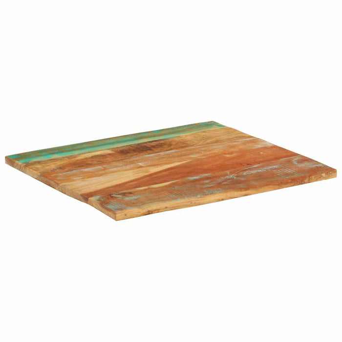 Blat masă dreptunghiular 70x80 cm lemn masiv reciclat 25-27 mm - WALTI WALTI