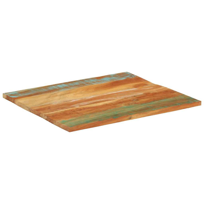 Blat masă dreptunghiular 70x80 cm lemn masiv reciclat 25-27 mm - WALTI WALTI