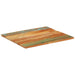 Blat masă dreptunghiular 70x80 cm lemn masiv reciclat 25-27 mm - WALTI WALTI