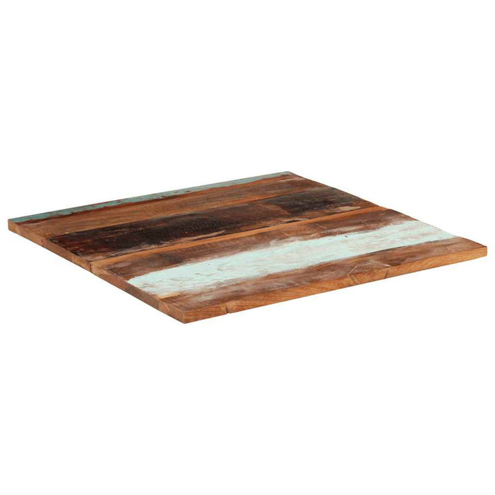 Blat de masă pătrat, 80 x 80 cm, lemn masiv reciclat, 25-27 mm - WALTI WALTI