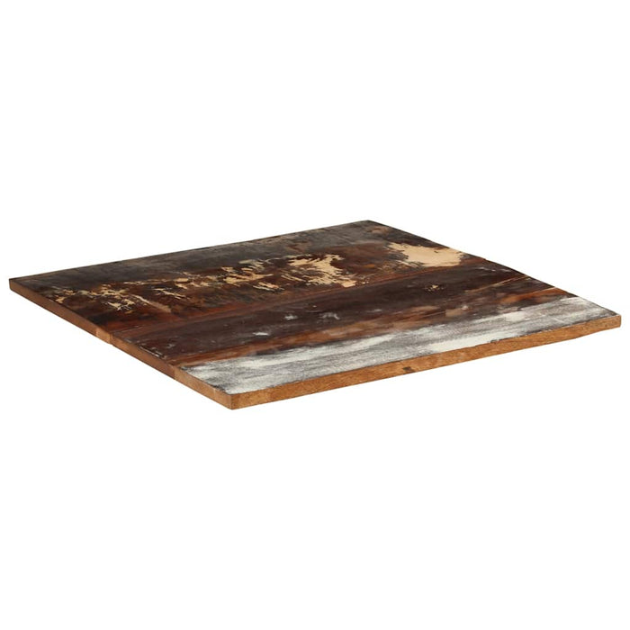 Blat de masă pătrat, 80 x 80 cm, lemn masiv reciclat, 25-27 mm - WALTI WALTI