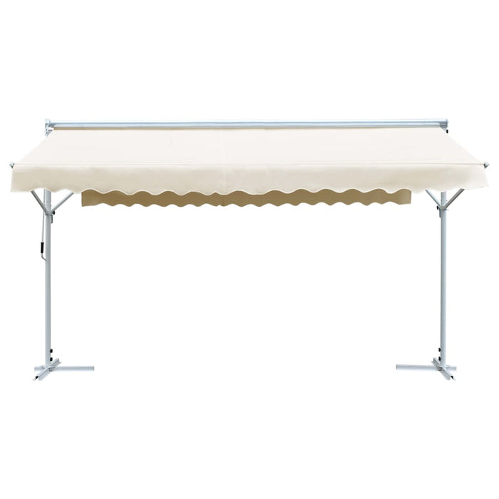 Copertină cu structură independentă, crem, 500 x 300 cm - WALTI WALTI